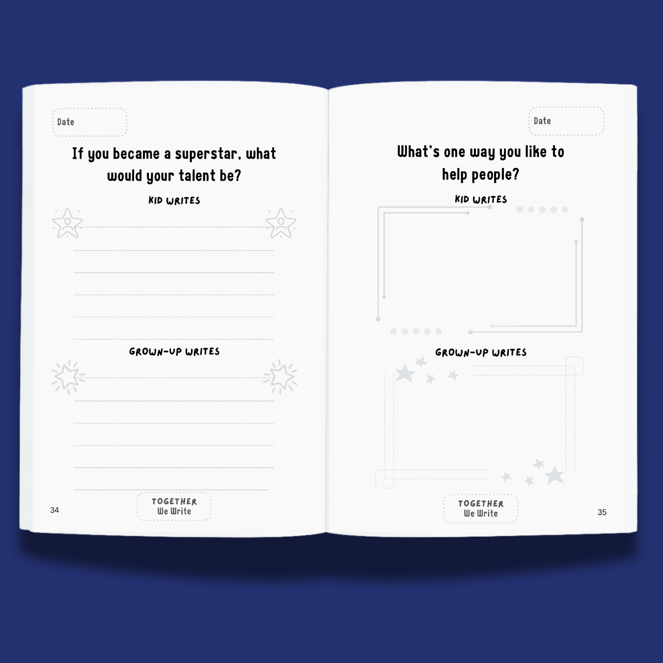 Just You & Me: A Keepsake Activity Journal Ages 7-10: Set of 2